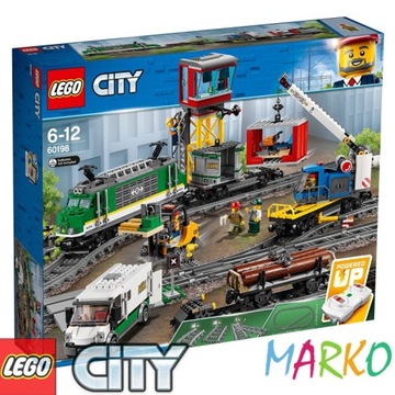LEGO CITY 60198 POCIĄG TOWAROWY