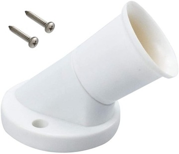 E27 ДЕРЖАТЕЛЬ ЛАМПОЧКИ, УГЛОВОЙ ДЛЯ КРЕПЛЕНИЯ ВИНТАМИ