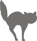 Отражатели для одежды, термонаклейки, кошки, 6 шт.
