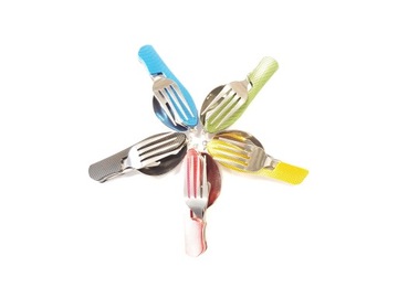 Туристические предметы первой необходимости из стали, складные 4 в 1