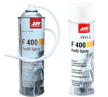 APP F400 przezroczysty 500ml do profili spray 1064