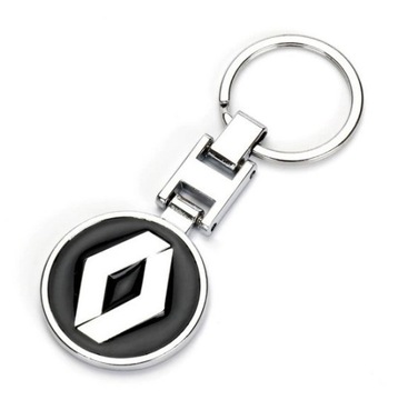 METALOWY BRELOK BRELOCZEK DO KLUCZY RENAULT CZARNY