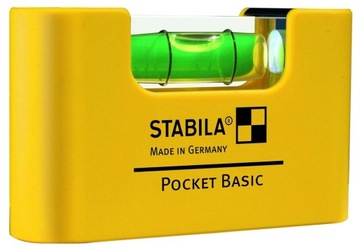 Poziomica kieszonkowa STABILA TYP POCKET BASIC mini libella gniazdek 17773