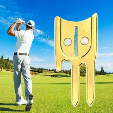 Открывалка для бутылок с шариковым маркером для гольфа Divot Tool