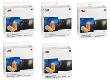 Zatyczki Stopery do uszu 3M 1100 Wkładki 1000par