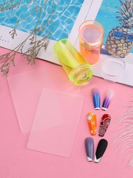 Силиконовый штамп для изготовления французских декоративных штампов с защитным колпачком.