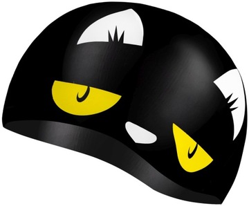 Czepek pływacki silikonowy dla dzieci z kotem AQUA SPEED Kiddie Cat 4-8 lat