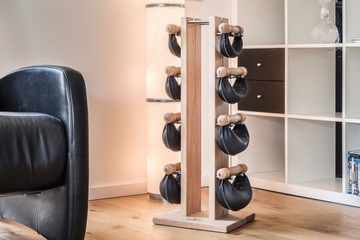 Гантели NOHRD SwingBell 2–8 кг с подставкой Tower C