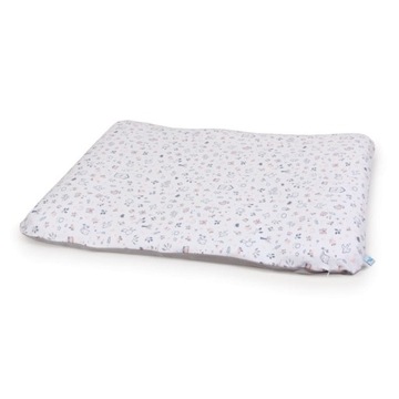 CEBA 2x Чехол на мягкий пеленальный столик 85х72 Bird World Серый и Розовый