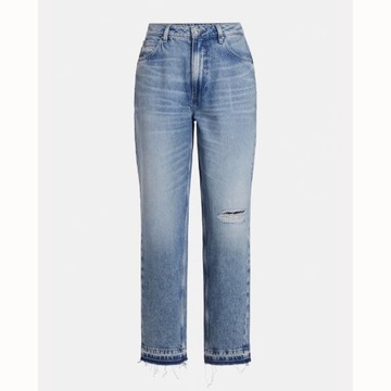 GUESS SPODNIE DAMSKIE JEANSY WYSOKI STAN R. 28