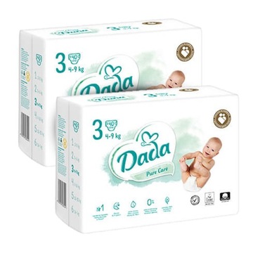 PIELUSZKI DADA PURE CARE 3 MIDI PIELUCHY 80szt