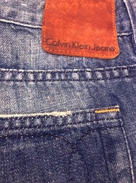 S9137 CALVIN KLEIN JEANS CTTN LINEN spodnie MĘSKIE W29 L34