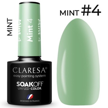 Claresa Lakier hybrydowy MINT 4 5g