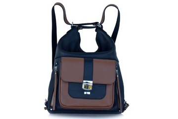 КОЖАНАЯ СУМКА-РЮКЗАК ЖЕНСКАЯ, ИТАЛЬЯНСКАЯ КОЖА 2В1