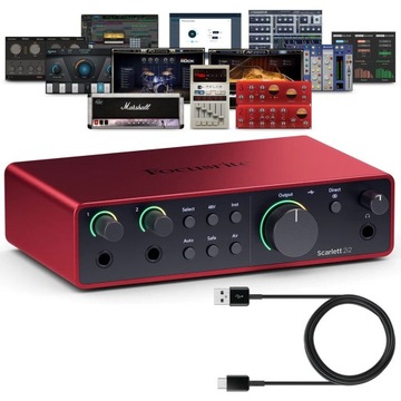Focusrite Scarlett Solo 4th Gen + Oprogramowanie