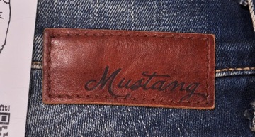 MUSTANG spodnie HIGH blue jeans SISSY _ W28 L36