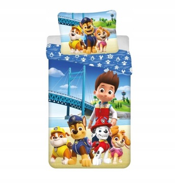 POŚCIEL DZIECIĘCA PSI PATROL 140x200cm SKYE CHASE MARSHAL PAW PATROL