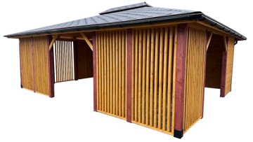ALTANA OGRODOWA ALTANKI DO OGRODU DUŻA WESELNA WIATA GRILLOWA 24m2!