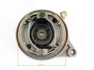 КОМПЛЕКТ ЗАДНИХ ТОРМОЗНЫХ БАРАБАНОВ. С ЧЕЛЮСЬМИ - ЛОСЬ, КОРОЛЬ, ВЕСЕЛЫЙ, МИНИЧОППЕР, МОТОРО