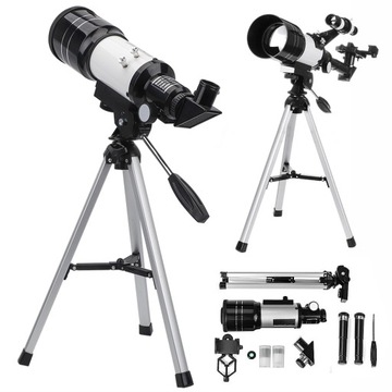 TELESKOP ASTRONOMICZNY LUNETA F30070M + AKCESORIA