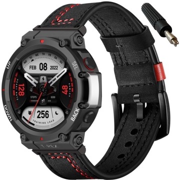 PASEK SKÓRZANY EKO SKÓRA S_TREND DO SMARTWATCH ZEGARKA AMAZFIT T-REX 2