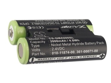 Bateria CS-GMA600SL do Garmin 010-01550-00 361-00071-00
