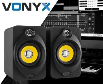 Активные STUDIO мониторы 2x40 Вт 4 дюйма USB MP3 BT