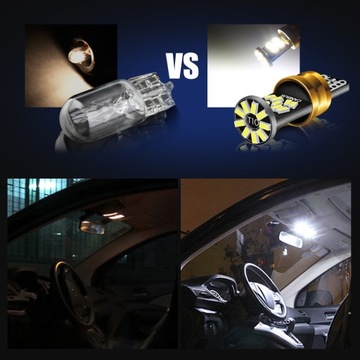 ДВЕ СВЕТОДИОДНЫЕ ПАРКОВОЧНЫЕ ПАЛОЧКИ W5W CANBUS 360° 550LM 12V