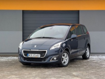 Peugeot 5008 I 2014 Peugeot 5008 Automat Klima Navi Kamera Serwis Gwarancja 1.6 Diesel 114KM