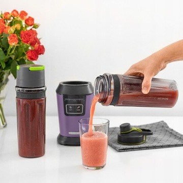 Блендер Smoothie Cup Миксер SENCOR фиолетовый
