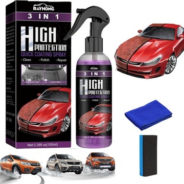 100ml Nano spray zestaw do naprawy zarysowań samochodów 3 w 1
