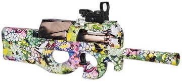 _P90 АВТОМАТИЧЕСКАЯ ВИНТОВКА С ГЕЛЕВЫМИ ШАРАМИ ЦВЕТА_