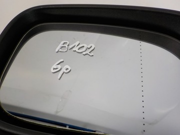 B102 VOLVO C30 ZRCÁTKO VNĚJŠÍ PRAVÉ 6 PINU 30657319