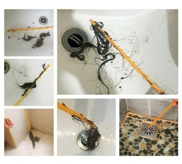 ОЧИСТИТЕЛЬ СЛИВНОЙ ТРУБЫ ОЧИСТИТЕЛЬ ТРУБ ДЛЯ РАКОВИНЫ УДАЛИТЕЛЬ ВОЛОС ТОЛКАТЕЛЬ