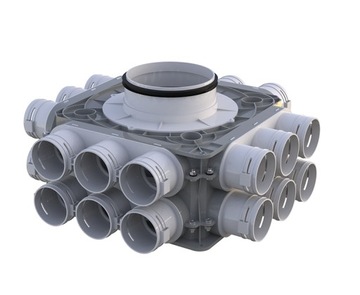 Skrzynka rozdzielcza do rekuperacji fi 200 24x75 FlexiVent 1052200/75x24