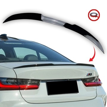 LOTKA SPOILER BMW serii 3 G20 2018+ M3 style Czarny Połysk Super Jakość