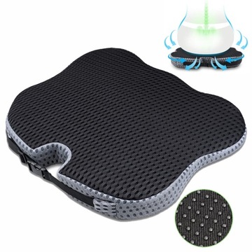ОРТОПЕДИЧЕСКАЯ ПОДУШКА ДЛЯ АВТОКРЕСЛА, ОФИСА, СИДЕНЬЯ КРЕСЛА, СТУЛА