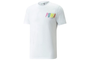 T-SHIRT PUMA SWXP GRAPHIC 533623 02 BIAŁY R. L