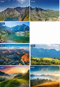 Постер ГОРЫ Польские Татры 70х50, подборка узоров