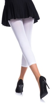 Леггинсы из микрофибры №3/4, белые