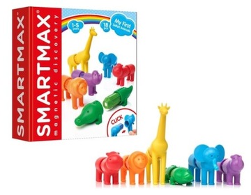 SmartMax First Safari pierwsze klocki magnetyczne zwierzęta konstrukcyjne