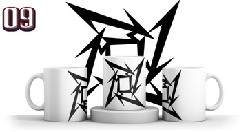 КРУЖКА METALLICA ПОДАРОК ​​ФАНАТЕЛЮ + ИМЯ + КАРТОН