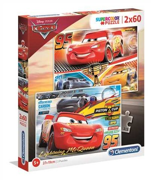 Puzzle 2x60el Cars 3 K-07131