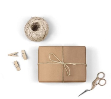 Прочная экологически чистая упаковочная бумага в рулоне для подарочных упаковок, 68 см х 50 м.