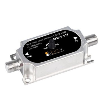 РЕГУЛИРУЕМЫЙ АНТЕННЫЙ УСИЛИТЕЛЬ 15-30 ДБ DVB-T DL30 LIBOX