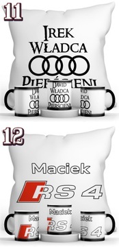 КРУЖКА AUDI MAGIC + ПОДУШКА + НАБОР ИМЕНИ