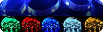 Taśma LED 6m RGB 5050 Bluetooth Pilot Aplikacja Zestaw Ledy SMD 30led/m 12V