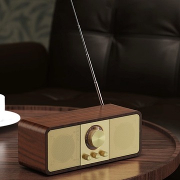 КУХОННОЕ РАДИО BLUETOOTH ДИНАМИК ПОРТАТИВНАЯ РЕТРО FM АНТЕННА USB AUX SD