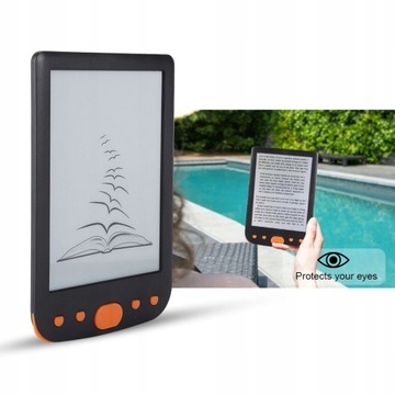 WODOODPORNY CZYTNIK E-BOOKÓW Z PRZYCISKIEM PRZERZUCANIA KSIĄŻEK