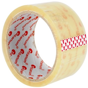 TAŚMA PAKOWA przezroczysta 48mm x 50m MOCNA 48x50